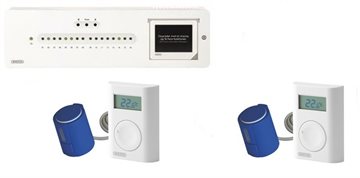 Wavin AHC 9000 gulvvarmestyring trådløst til 3 kredse (rum)